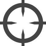 Crosshairs SVG Icon
